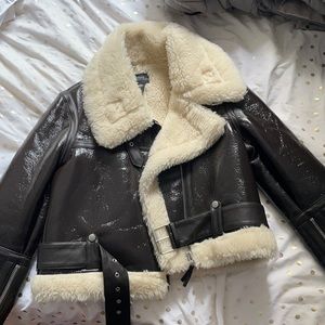 urban faux shearling jacket